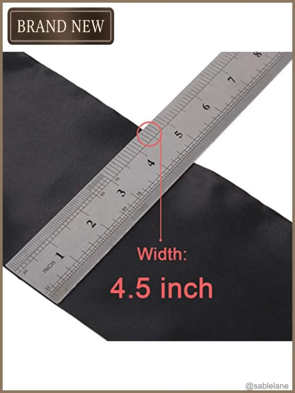Set of 2 Satin Edge Wig Grip Bands Head Wraps 56x4.5 inches